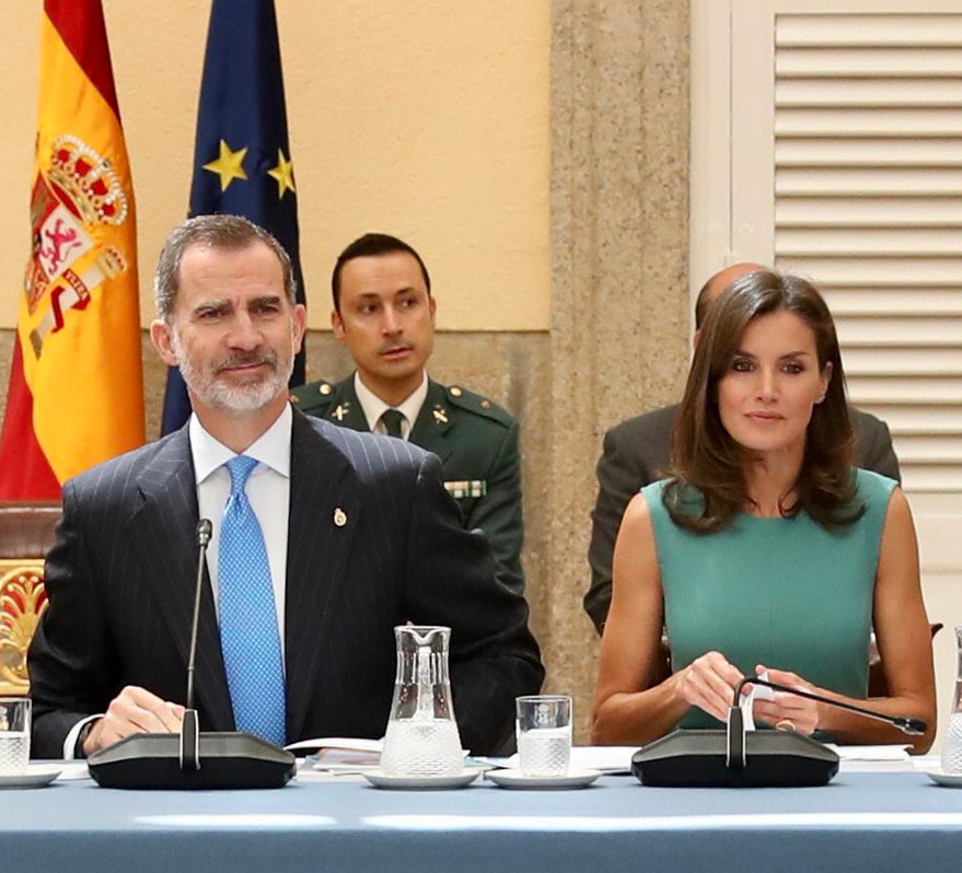 King and Queen of Spain chair board meeting of the Princess of Asturias Foundation