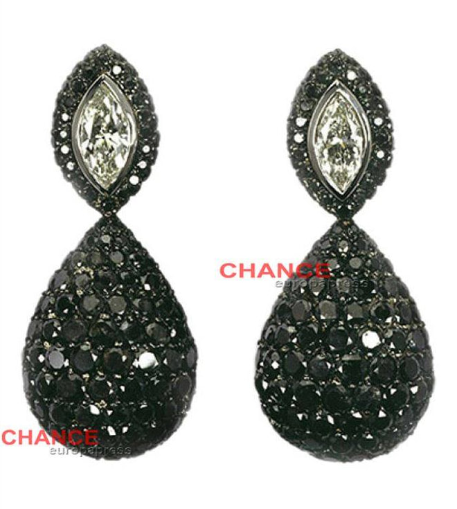 De Grisogono black diamond teardrop earrings