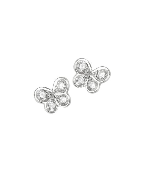 Elena C mini butterfly earrings