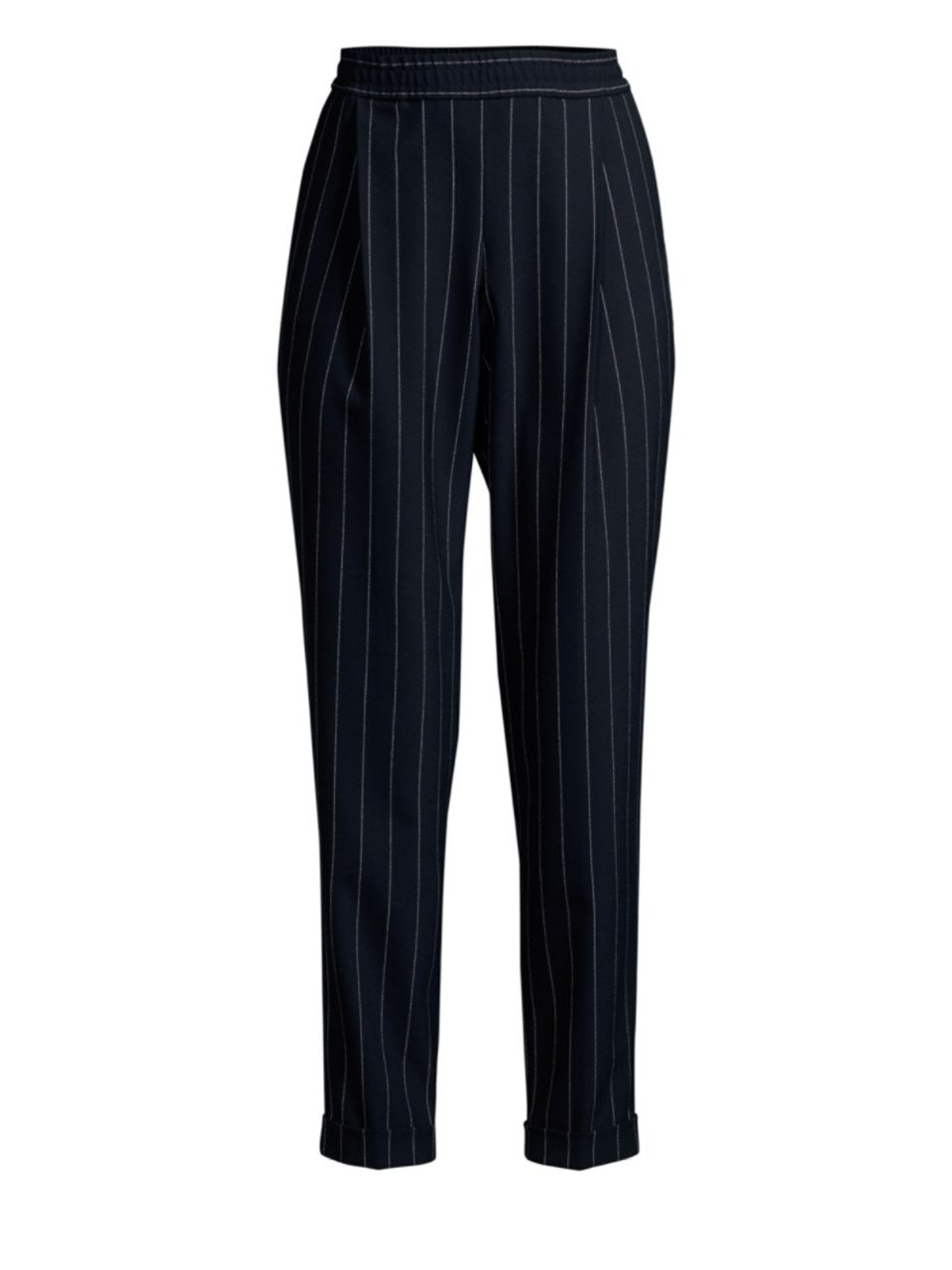 Hugo Boss Ariysa Pinstripe Cropped Trousers