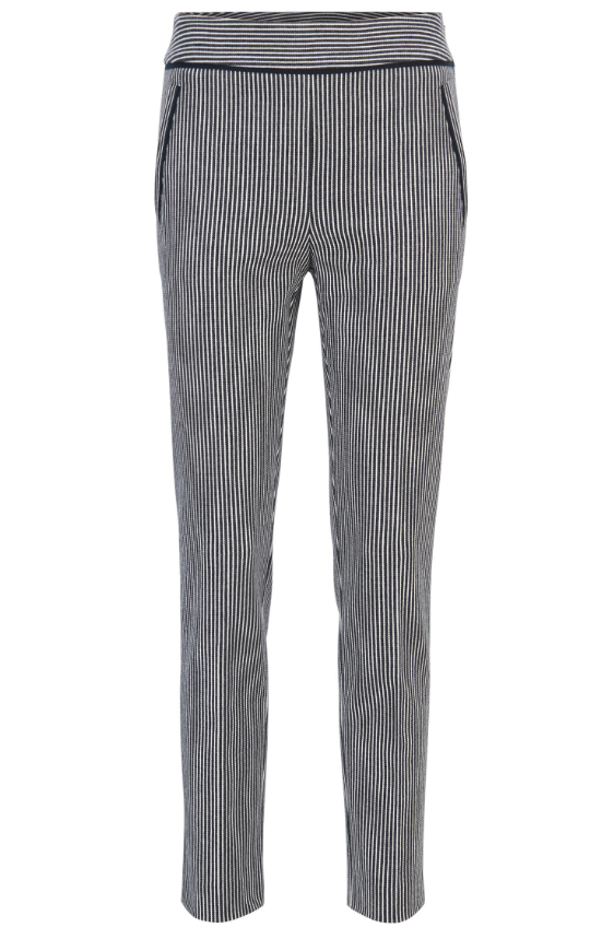 Hugo Boss denim stripe cropped pants