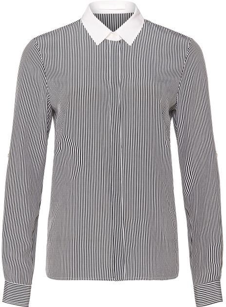 Hugo Boss BOSS Relgie stripe silk blouse