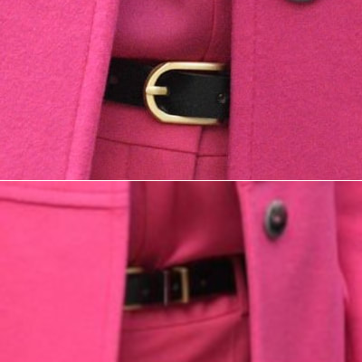 Queen Letizia wears HUGO by Hugo Boss 'Zoe' belt with double keeper in black