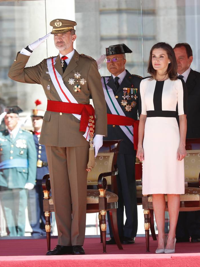 The King and Queen of Spain presided over the act of commemoration for the 175th Anniversary of The Civil Guards