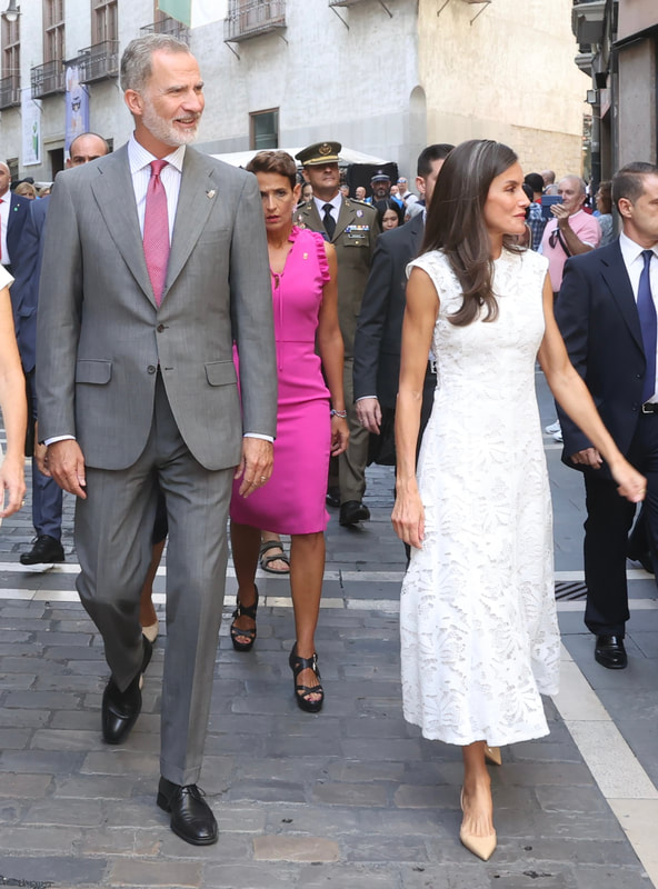 King Felipe VI and Queen Letizia were in Pamplona on Friday to mark the VI Centenary of the Privilege of the Union on 8th September 2023