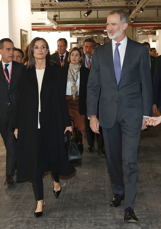 King Felipe VI and Queen Letizia inaugurated the 43rd edition of the ARCOmadrid fair on 6 March 2024