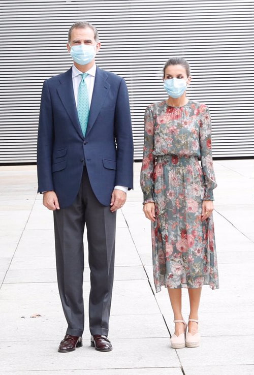 King Felipe Vi and Queen Letizia of Spain visited Basque Country on 17 July 2020