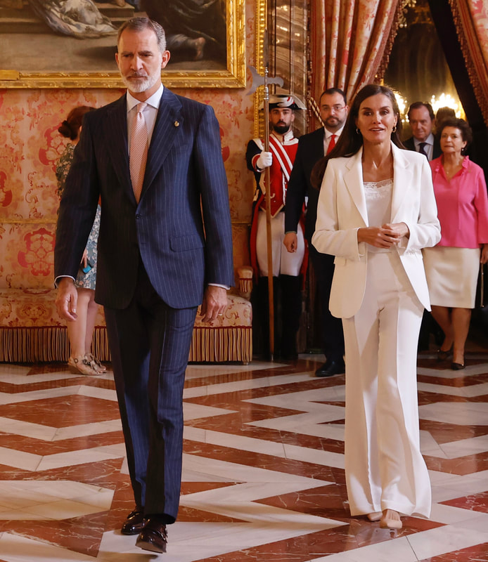 King Felipe VI and Queen Letizia presided over the annual meeting of the Board of Trustees of the Princess of Asturias Foundation at the Royal Palace on 22nd June 2023