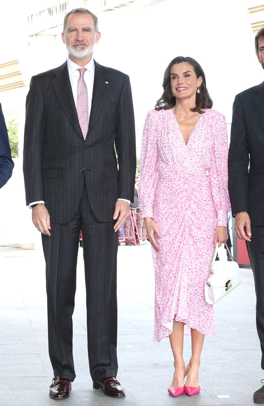 King Felipe and Queen Letizia presided over the Gold Medals of Merit in Fine Arts 2022 ceremony at the Palacio de Congresos in Cadiz on 3 April 2024