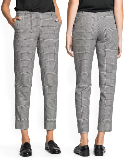 Mango Kennedy Prince of Wales suit trousers