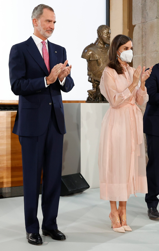 King Felipe VI and Queen Letizia of Spain presided over the National Culture Awards 2020 edition at the Prado National Museum in Madrid on 13 July 2022