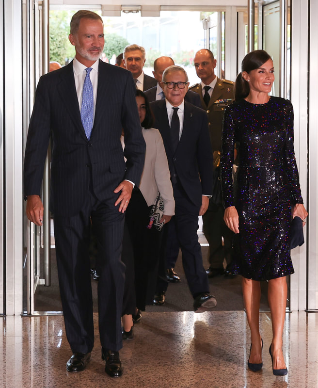 King Felipe VI and Queen Letizia of Spain attended a concert on 16 September 2022 to mark the 50th anniversary of cancer research by the Spanish Association Against Cancer