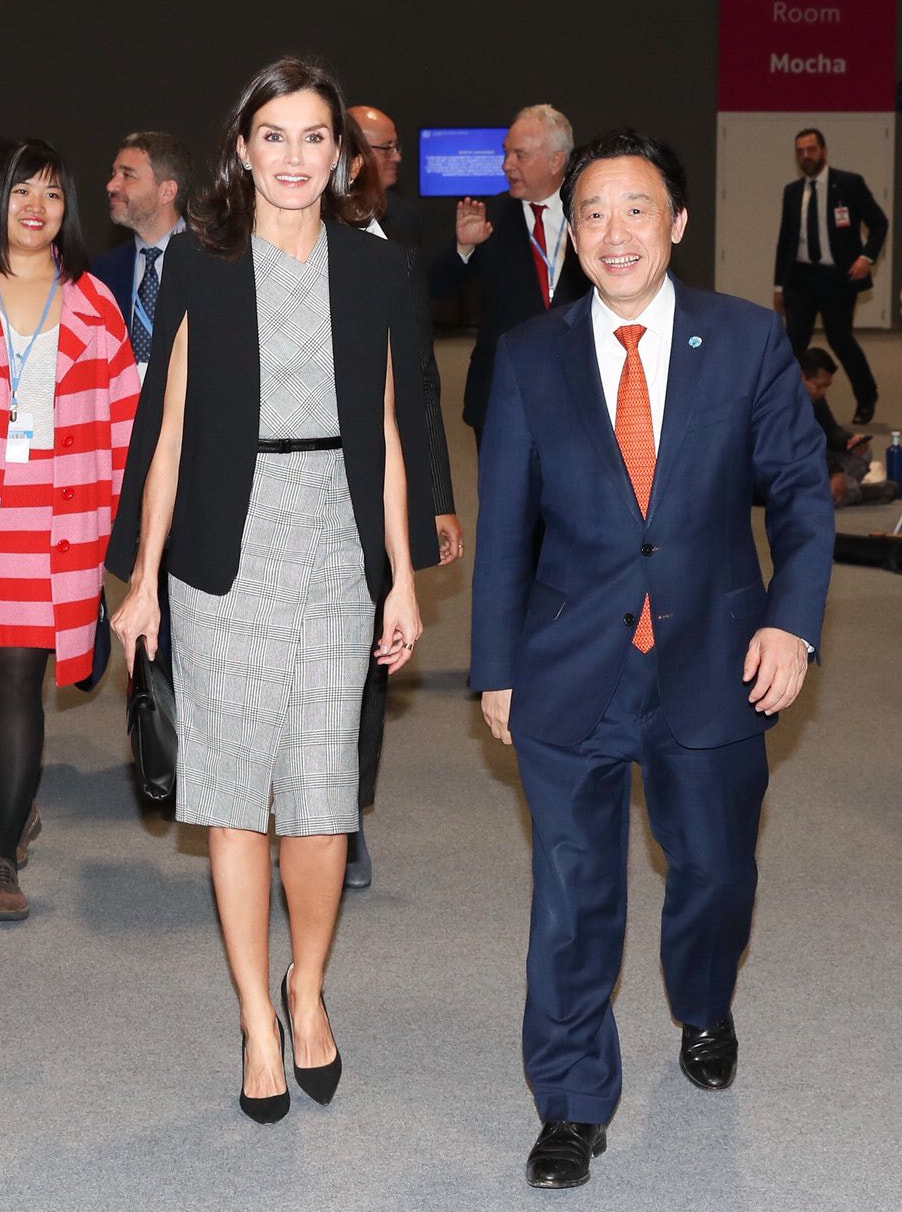 Queen Letizia attends events on Goal 12: Ensure sustainable consumption and production patterns