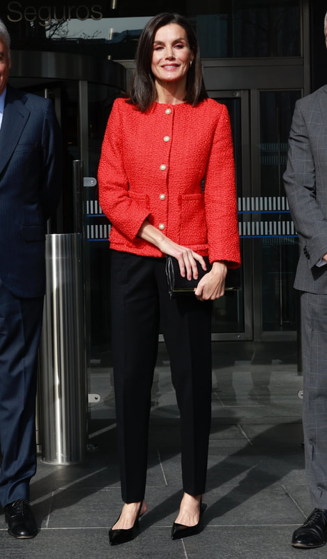 Queen Letizia attended a ceremony in Madrid to present Social Action grants from the Mutua Madrileña Foundation to 34 NGO projects on 18 March 2024
