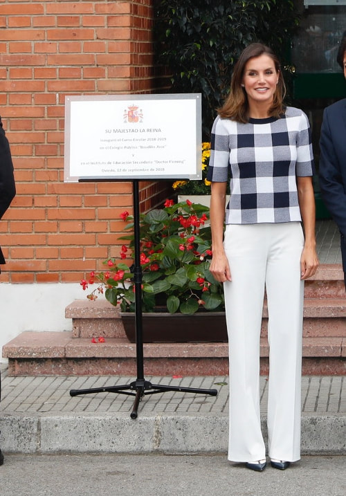 Queen Letizia opens 2018/2019 academic year Baudilio Arce primary school