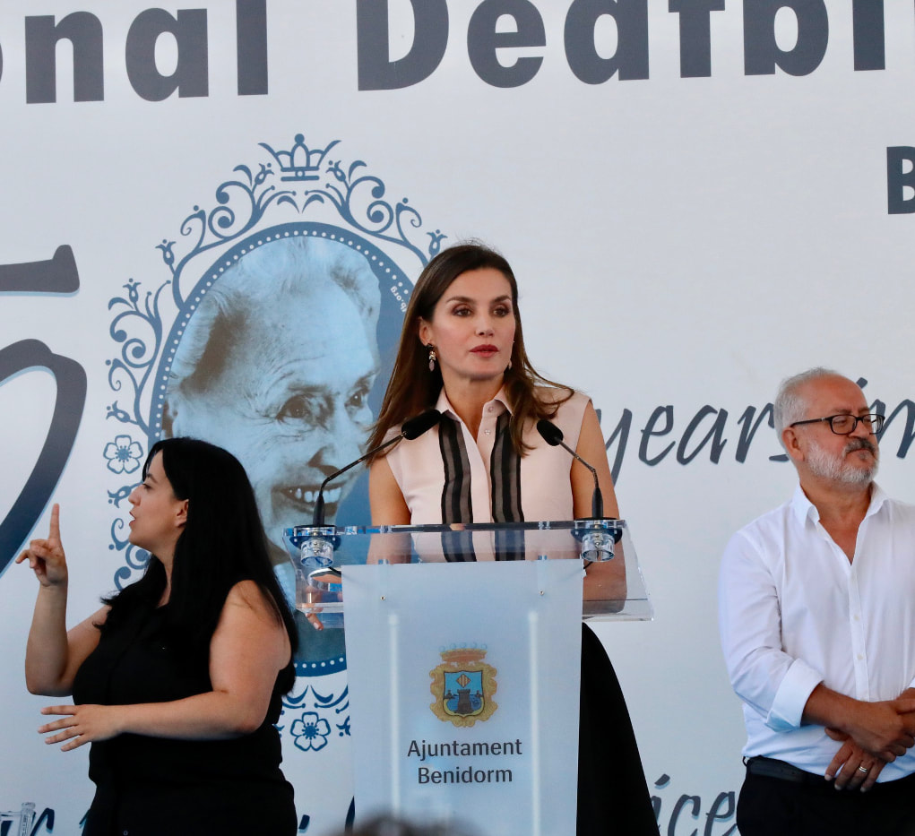 Queen Letizia attends International Deafblind Day in Benidorm
