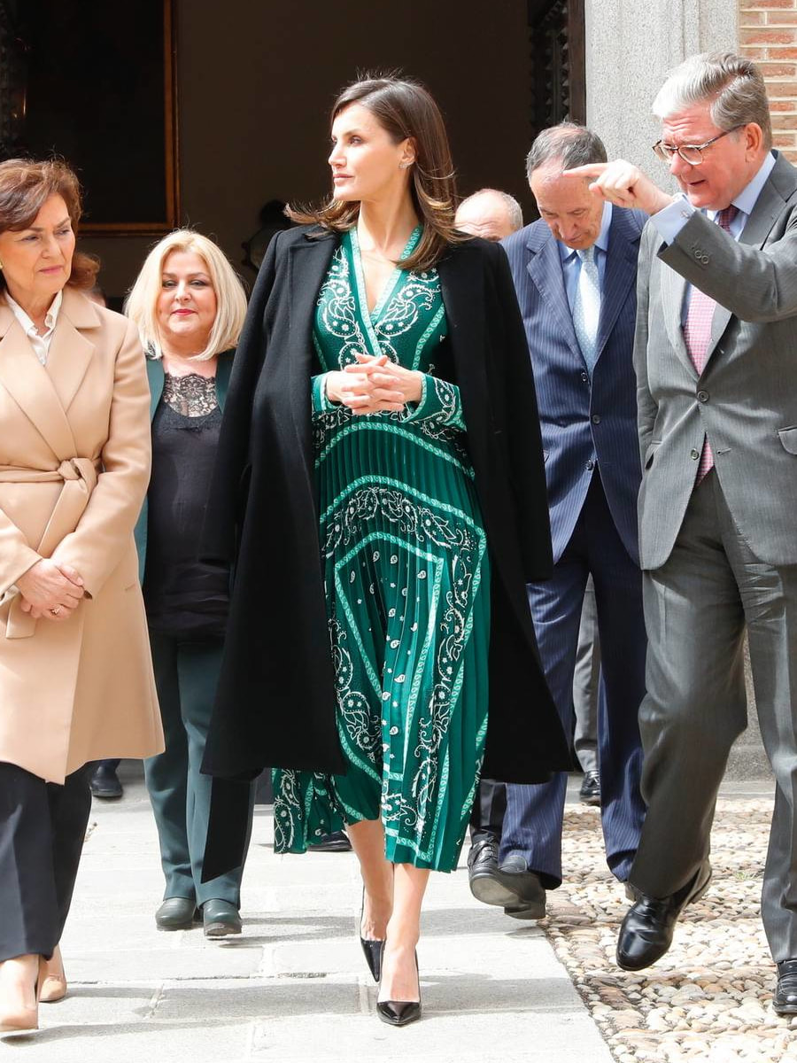 Queen Letizia visits Royal Monastery of the Incarnation