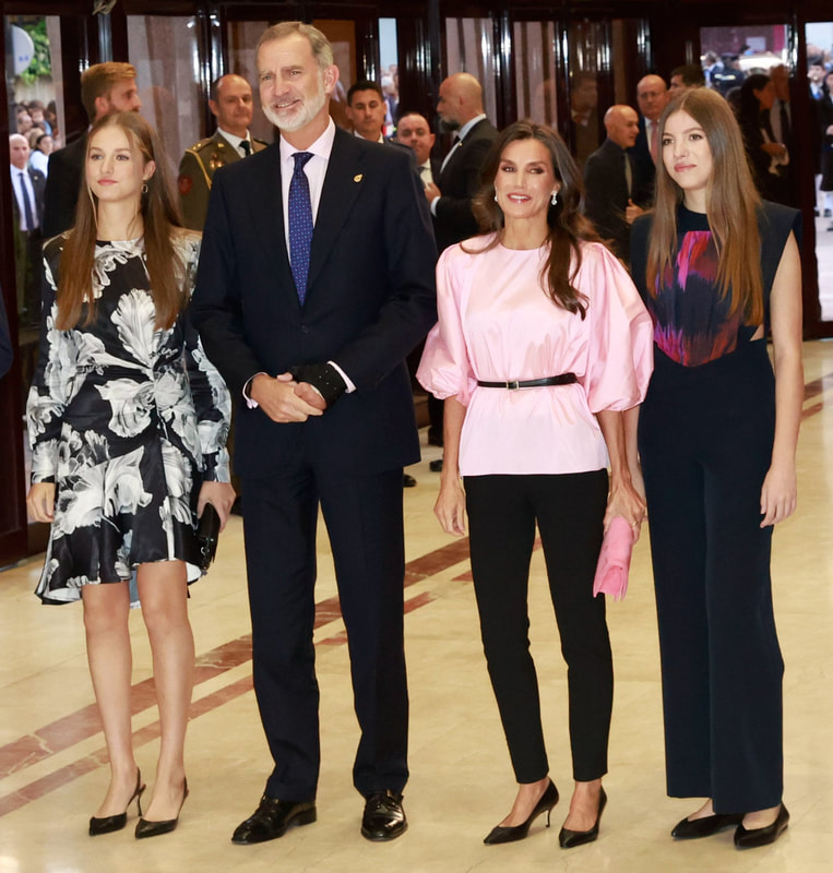 Spanish royal family attend XXXI Princess of Asturias Award Concert on 19th October 2023