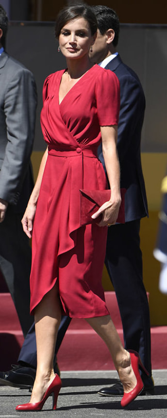 Cherubina Suzie Dress​ as seen on Queen Letizia.