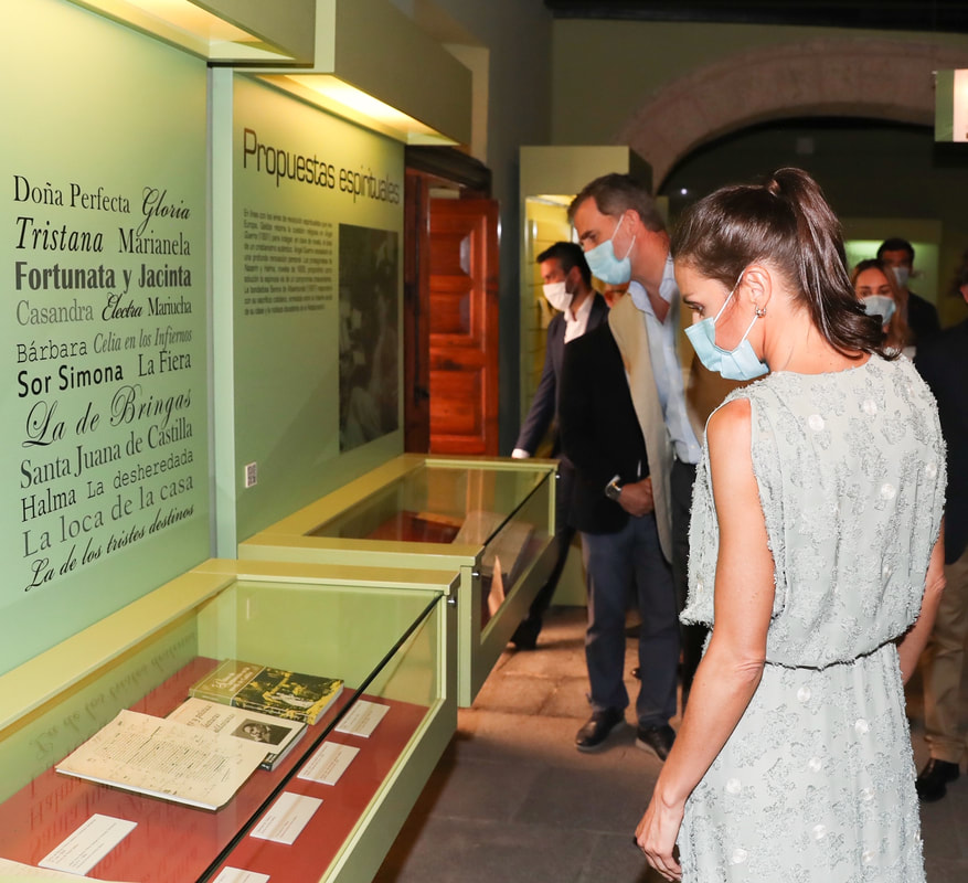 King Felipe VI and Queen Letizia visit Pérez Galdós House-Museum in Gran Canaria on 23 June 2020