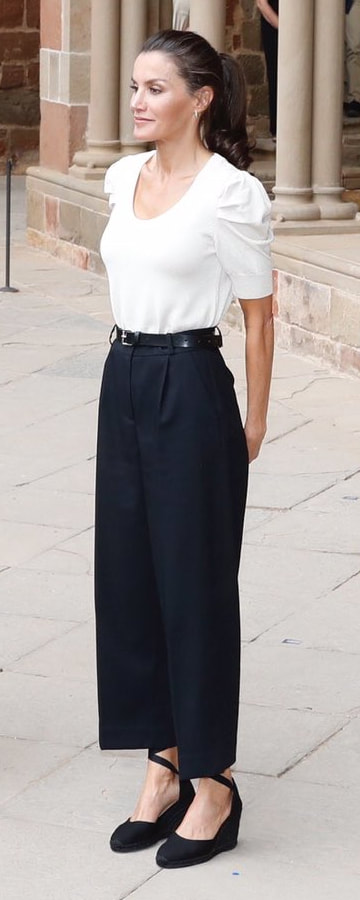 Queen Letizia in Aragon on 8 July 2020