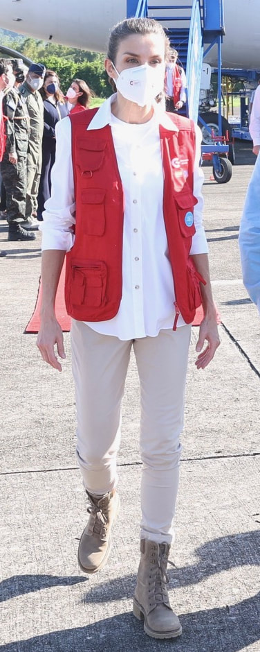Queen Letizia arrives in Honduras on 14 December 2020