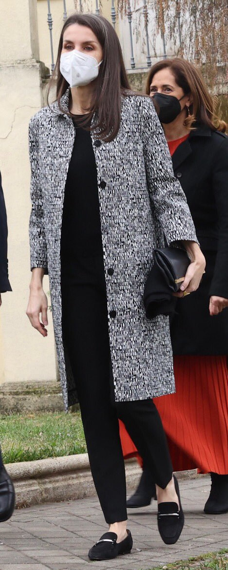 Queen Letizia attends FAD meeting on 2 February 2021
