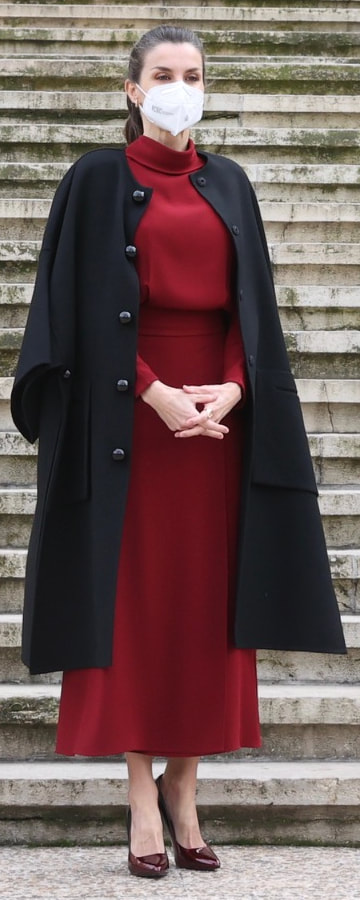 Queen Letizia visits Concepción Arenal exhibition on 16 February 2021