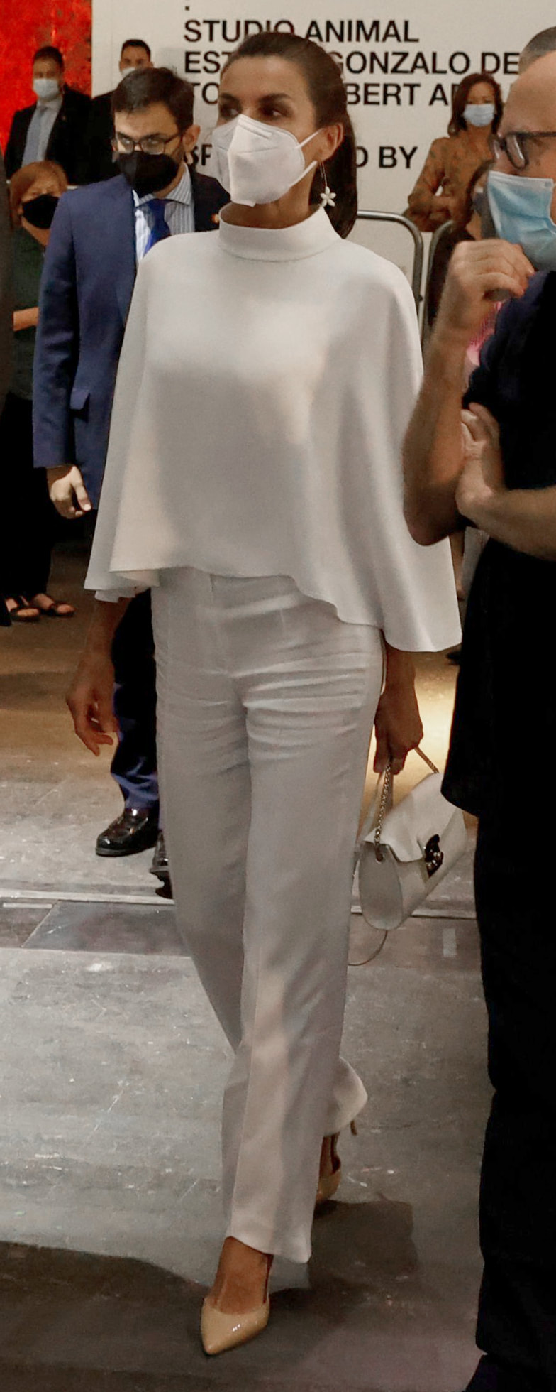 Queen Letizia attends ARCOmadrid on 8 July 2021