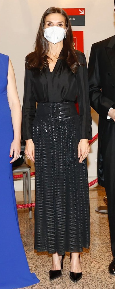 Queen Letizia attends 'In Memoriam' Concert on 10 March 2022