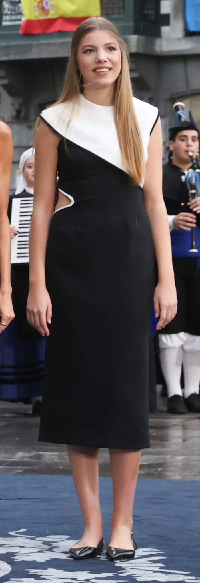 Infanta Sofia wore a Cardié Tabia Dress for the 2023 Princess of Asturias Awards ceremony