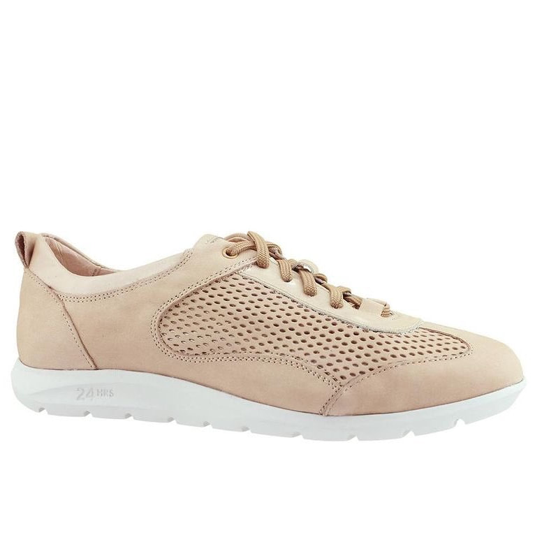 24HRS Perforated Sneakers in Beige