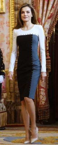 Queen Letizia at 2017 Miguel de Cervantes award luncheon