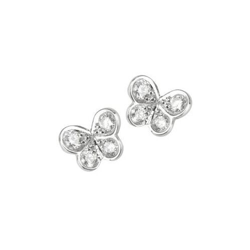 Elena C 'Mini Butterfly' diamond earrings