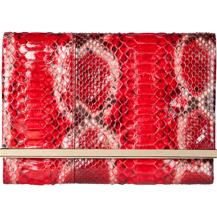 Carolina Herrera 'Maysa' Clutch Bag in Red
