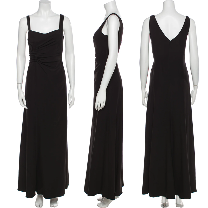 Armani Collezioni Floor Length Gown in Black