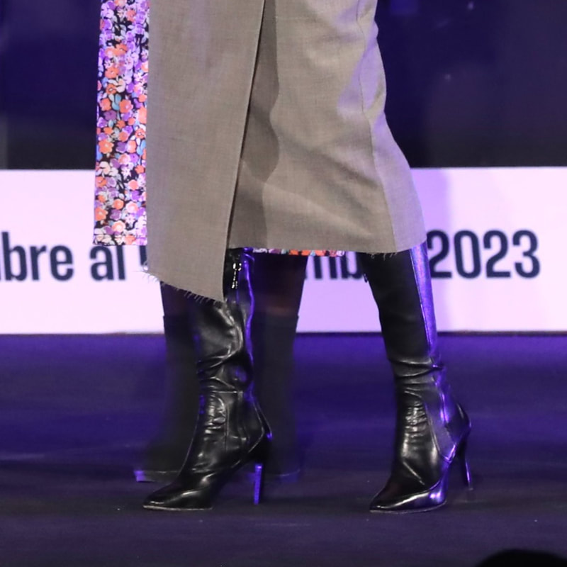 Queen Letizia wears Nina Ricci Over-the-Knee Leather Boots