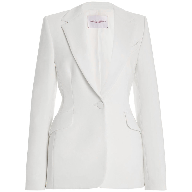 Carolina Herrera Suit Blazer in White