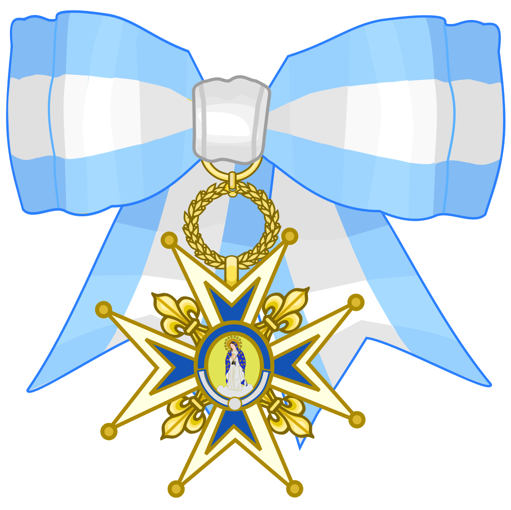 Commander dame's bow of the Order of Charles III
