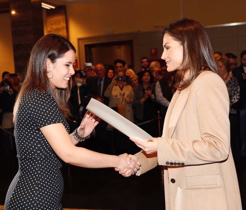 Queen Letizia delivers Tomás Francisco Prieto 2018 Award