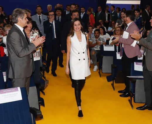 Queen Letizia attends 5th Educational Congress of Rare Diseases 2018