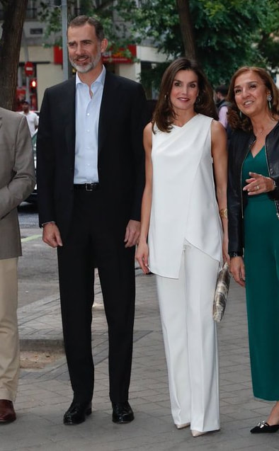 Queen Letizia and King Felipe at Famelab 2018