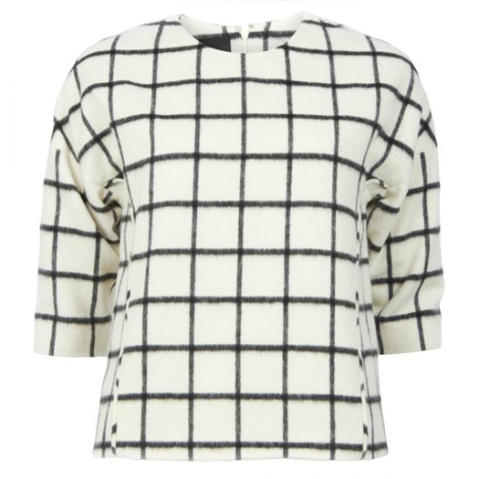 Designers Remix Checked Short Sleeve Top