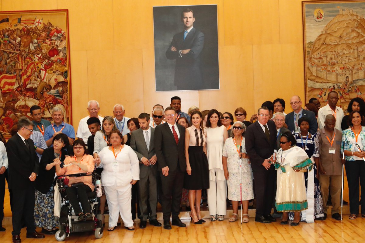 Queen Letizia attends International Deafblind Day in Benidorm