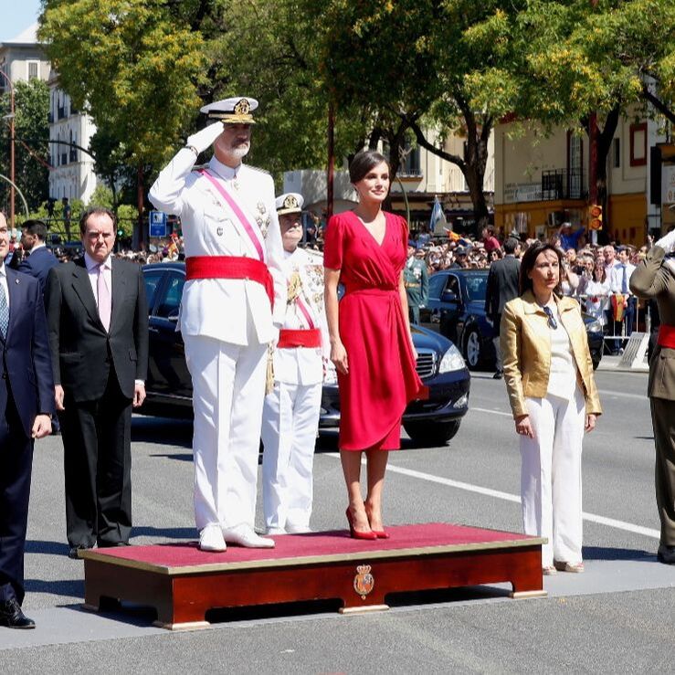 King Felipe and Queen Letizia attend Armed Forces Day 2019