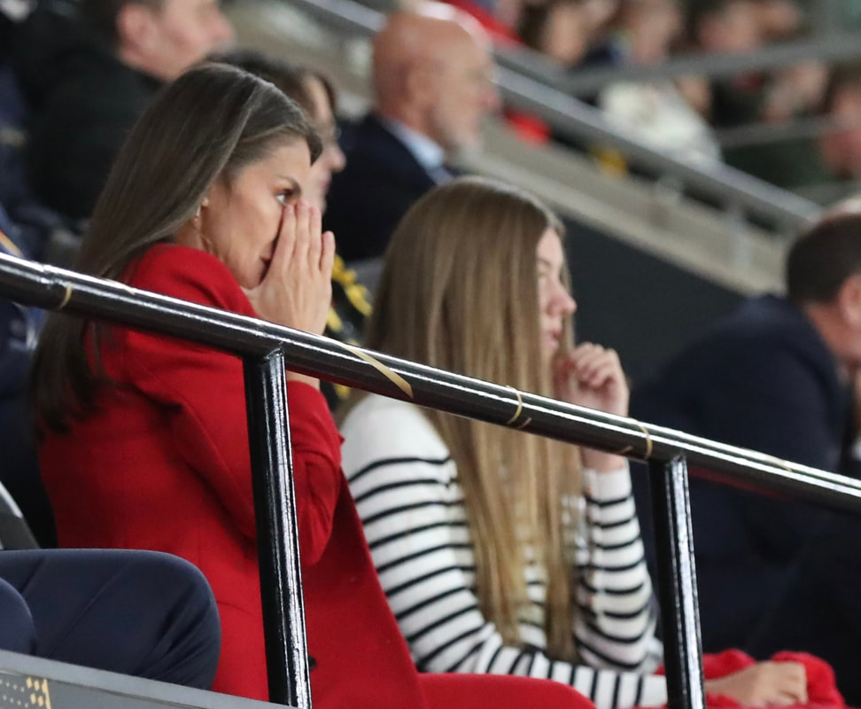 Queen Letizia and Infanta Sofia attended the FIFA Women's World Cup Final between Spain and England in Sydney, Australia on 20th August 2023