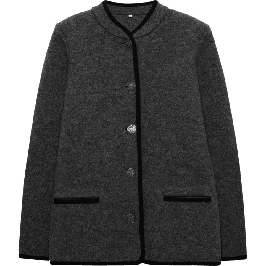 Frambua Austrian Manet - ICONS Wool Jacket in Charcoal