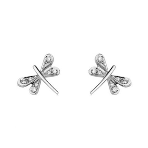 Gold & Roses 'Tombo' butterfly earrings