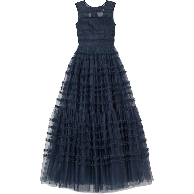H&M Tulle Ball Dress in Dark Blue