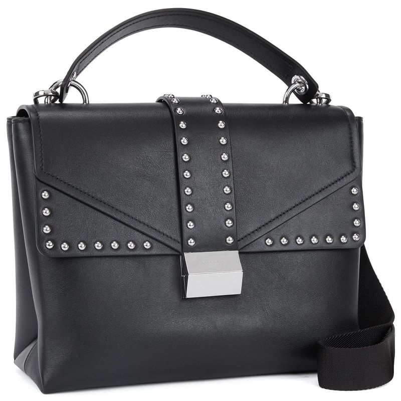 Hugo Boss Adrienne Top-Handle Bag in smooth Italian leather